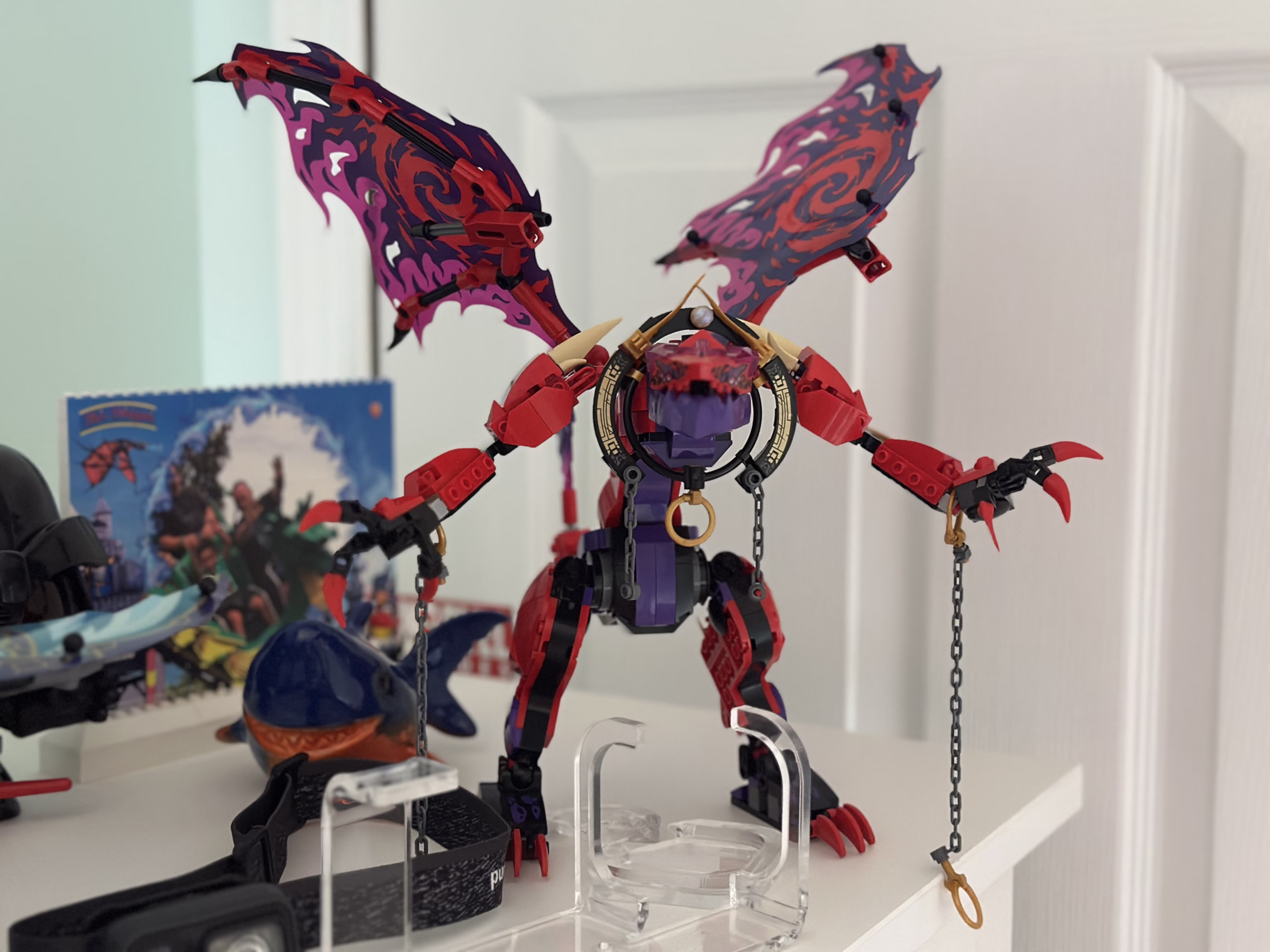 LEGO NINJAGO Thunderfang Dragon of Chaos Set #71832